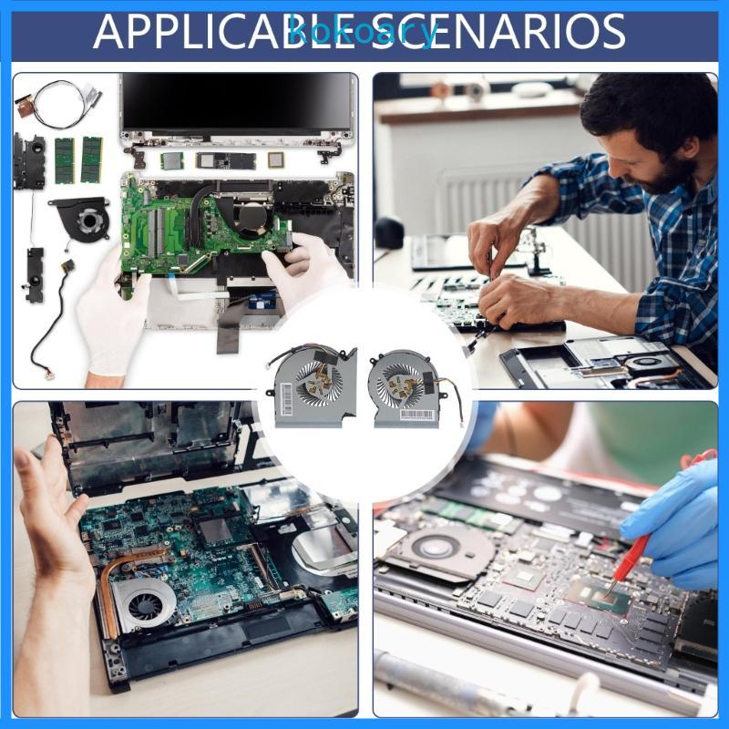 KOK CPU Làm Mát Quạt GPU Tản Nhiệt Thay Thế Cho GE65 GL65 GP65 WE65 Leopard MS-16U1 MS-16U5 MS-16U7 