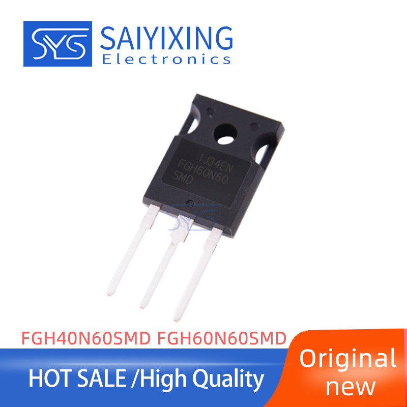 5 Chiếc Chính Hãng Mới FGH40N60SMD FGH60N60SMD 40A 60A / 600V Nguồn IGBT Ống Đơn TO-247 Transistor F