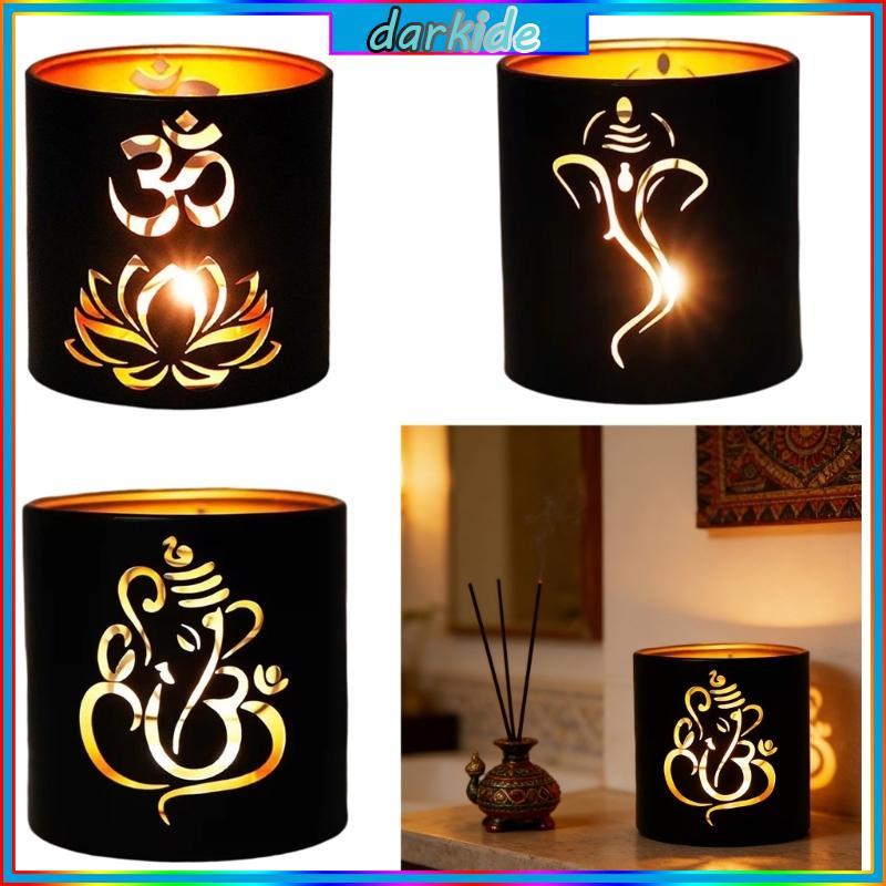 Đậm Đẹp Sắt Rèn Diya Cho Đồ Trang Trí Diwali Với Chủ Đề Hoa Và Động Vật