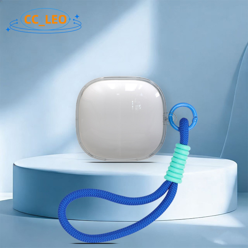for Baseus Bass BD1 Case Transparent Soft Case with Cute Lanyard Suitable for the Baseus Bass BD1 Sh