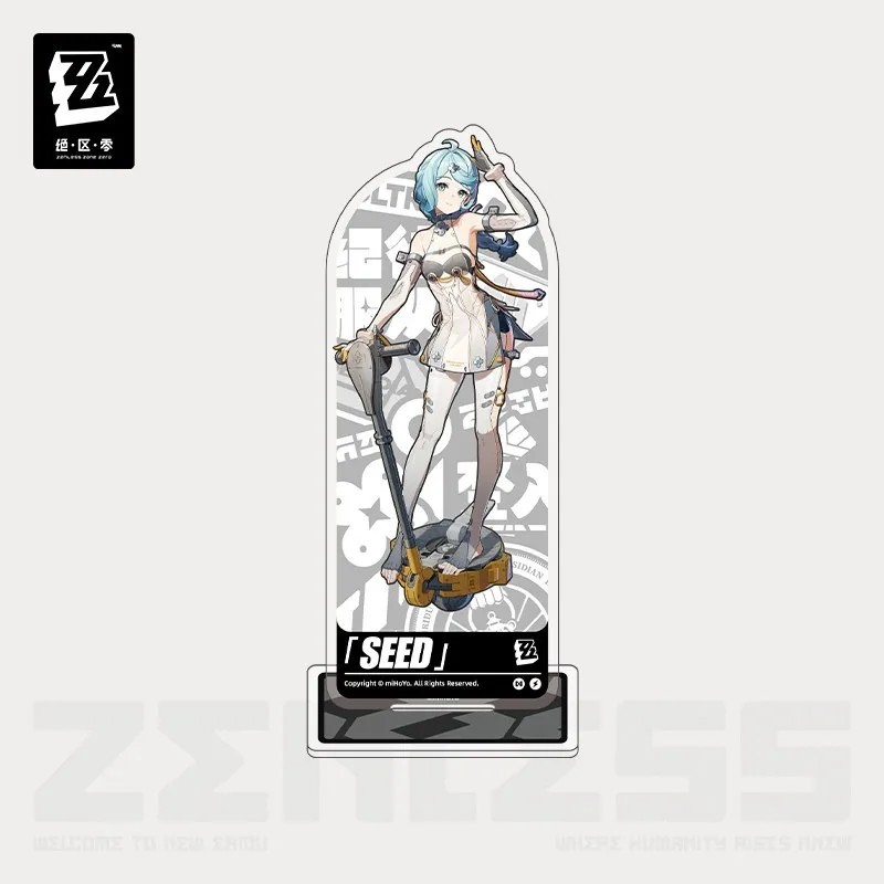 Standee Zenless Zone Zero Mô Hình Mica Acrylic ZZZ Standing Art Soldier 11 Soukaku Chính Hãng Mihoyo