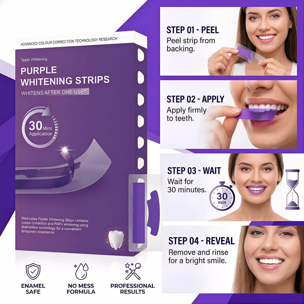 [Hàng có sẵn] V34 Clean Care Fresh Purple Kem đánh răng Clean Bright White Remove Yellow New Style K