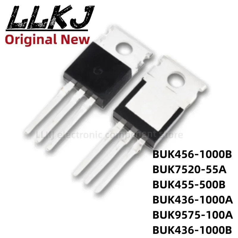 5 chiếc BUK456-1000B BUK7520-55A BUK455-500B BUK436-1000A BUK9575-100A BUK436-1000B TO-220 Hiệu Ứng 
