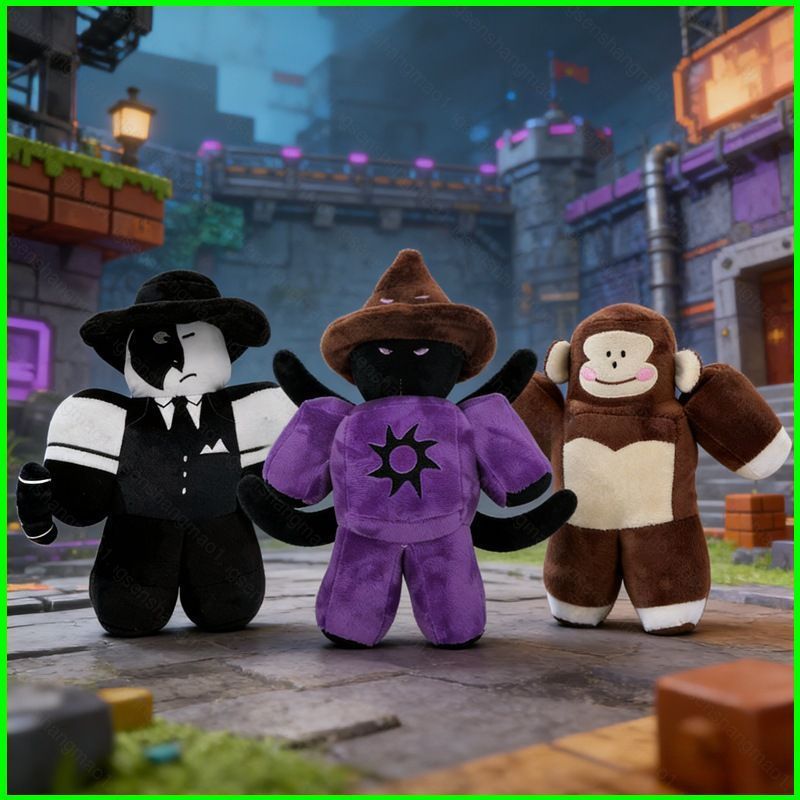PS1 Roblox Forsaken Chance Noli Gorilla Plushie Game Merch Dễ Thương Sang Trọng Đồng Hành Búp Bê Gối
