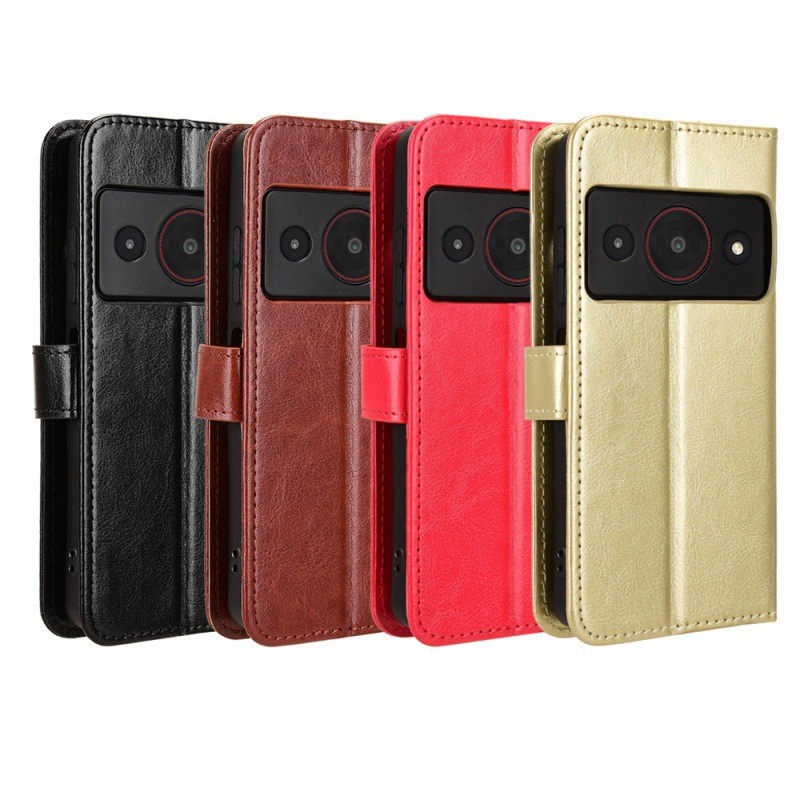 Thích hợp cho ZTE Blade A75 Pro 5G / Telstra T-Elite Ốp điện thoại Flip Card Leather Case Crazy