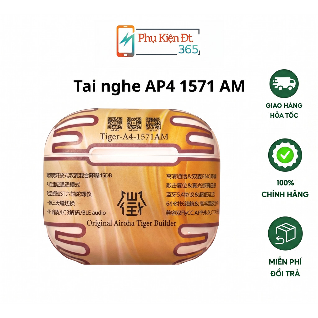 Tai Nghe A4 Hổ Vằn 1571AM ( Bản UF ) - ANC 45DB | CHIP MỚI – ÂM THANH HAY – CHỐNG ỒN XỊN