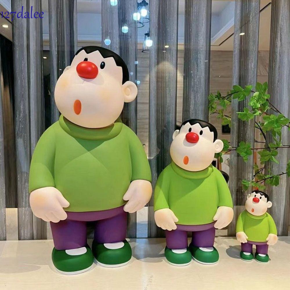 DALEE Crayon Shin-chan Hình, Anime Crooked Head Fat Tiger Fat Tiger Action Hình Đồ chơi, Phiên bản Q