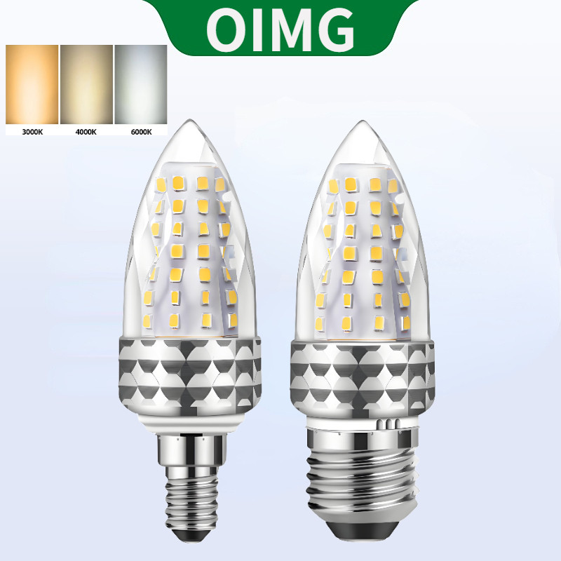 Bóng đèn pha lê LED OIMG E12 E14 E27 85-265V 15W