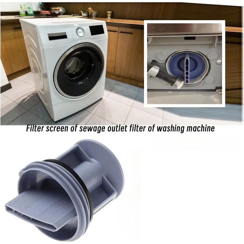 9000969315 Vỏ lọc bơm thoát nước giặt cho máy giặt trống Siemens Bosch IQ500 IQ300 IQ700