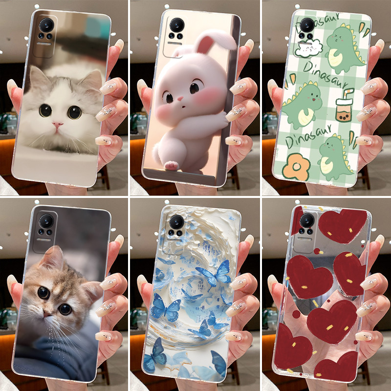 Vỏ Thạch Cho Xiaomi Civi / Civi 1s Silicon Trong Suốt Mềm TPU Ốp Lưng Cho Xiaomi Civi1s Thỏ Dễ Thươn