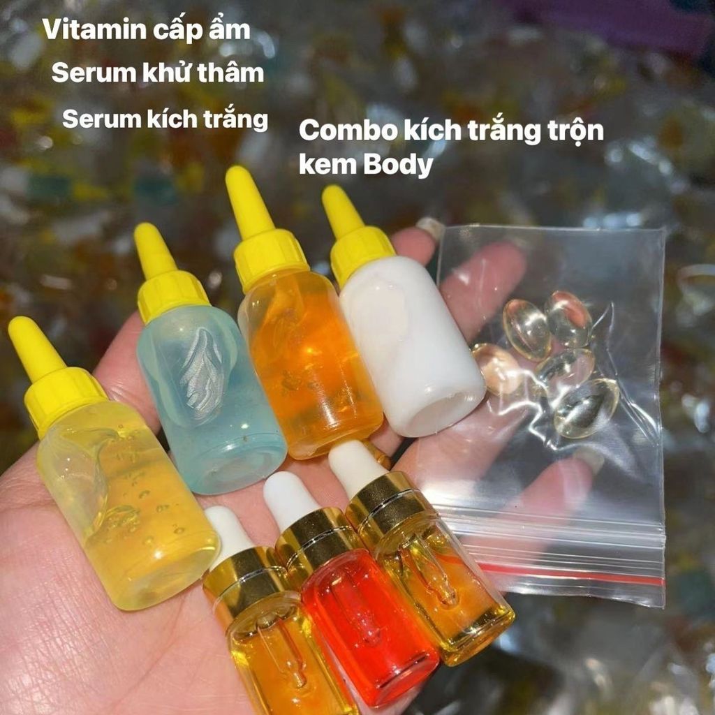 Recommended by Specialty Stores # In Stock Vietnamese Face Cream Set Kich Trang Danh Tron Body cream