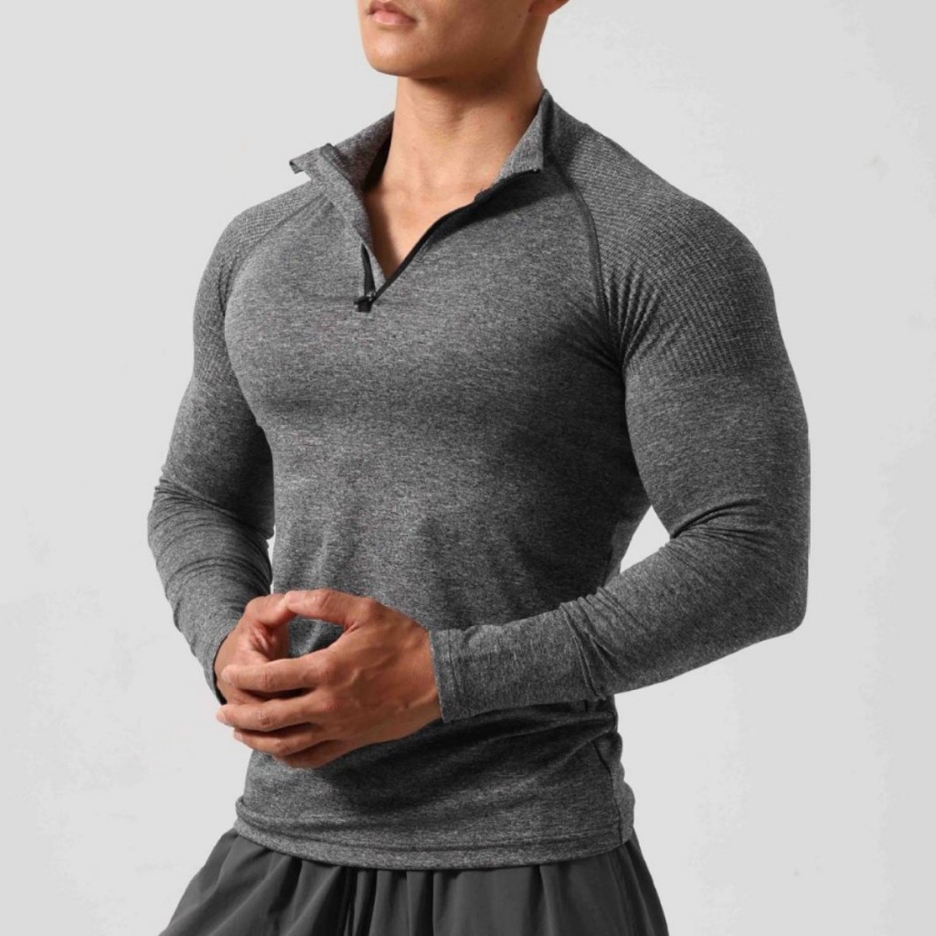 【Ready Stock】 Quick-Drying High Elastic Fitness Athletic Clothing Comfortable Breathable Medium Thic