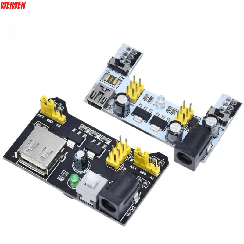 MB102 Breadboard Power Supply Module MB102 white Breadboard Mô-đun nguồn chuyên dụng 2 chiều 3.3V 5V
