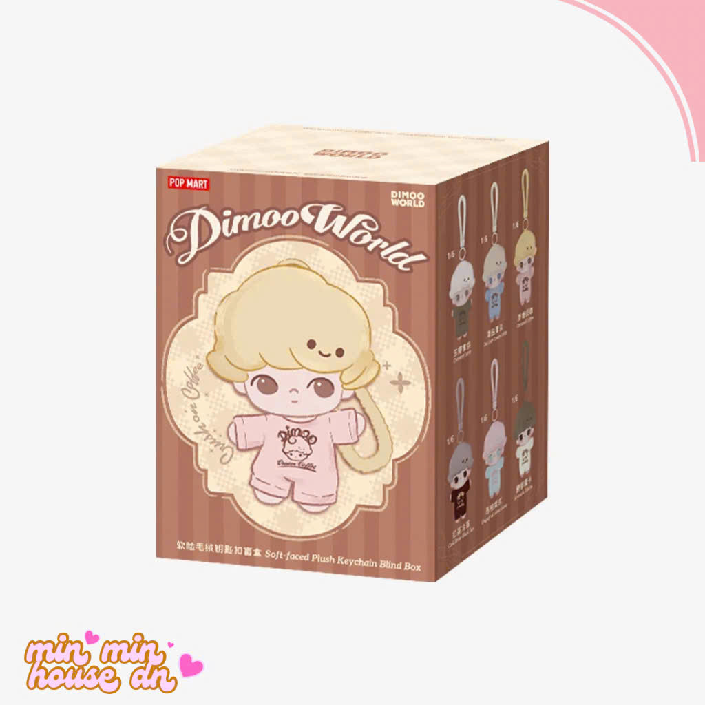 DIMOO coffee Crush on Coffee Series-Soft-faced Plush Keychain Blind Box - POP MART