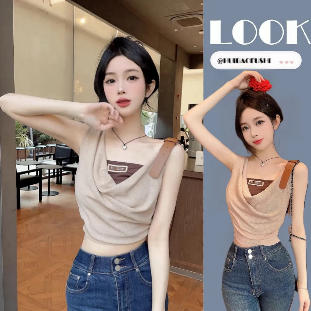 Áo Nữ Maill Cổ Xoay Mới