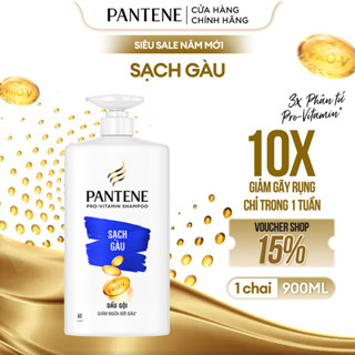   Livestream  Dầu Gội PANTENE Làm Sạch Gàu Chai 900ML 