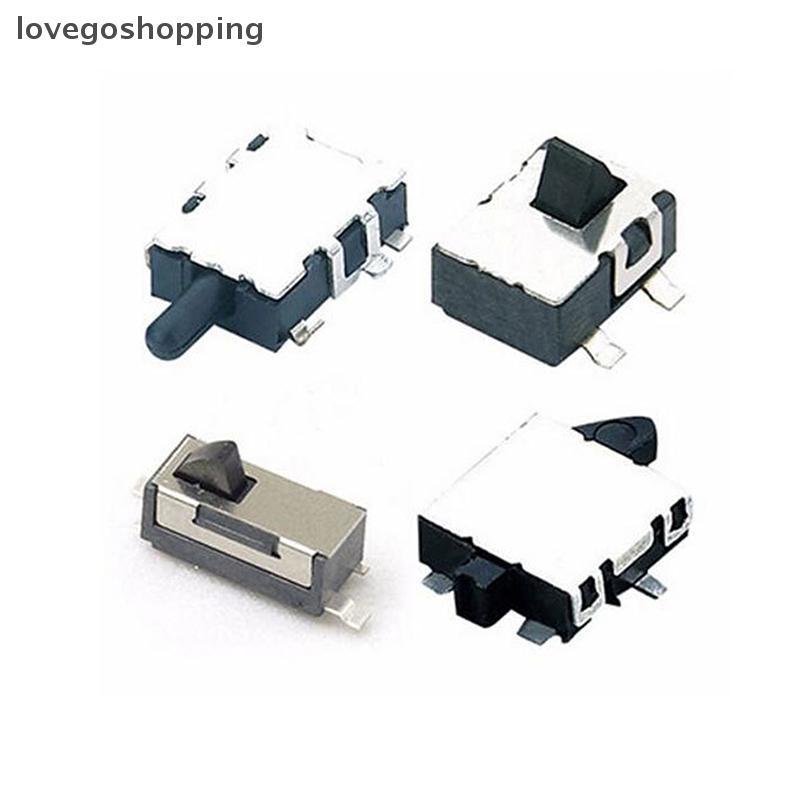 [LGO] 10 Chiếc Mini Slide Reset Micro Toggle Switch Thông Thường Đóng Side Press K1 12V Miniature Sw