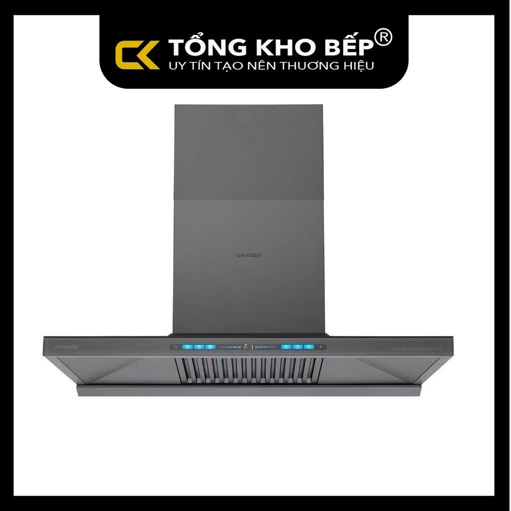 Máy Hút Mùi GrandX GX H70T81G l GX H90T81G - BH 3 năm, động cơ BLDC, Hàng chính hãng  TỔNG KHO BẾP