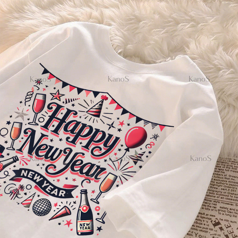 Áo thun Oversize ngắn tay họa tiết Y2K cổ tròn - Kanos Shop