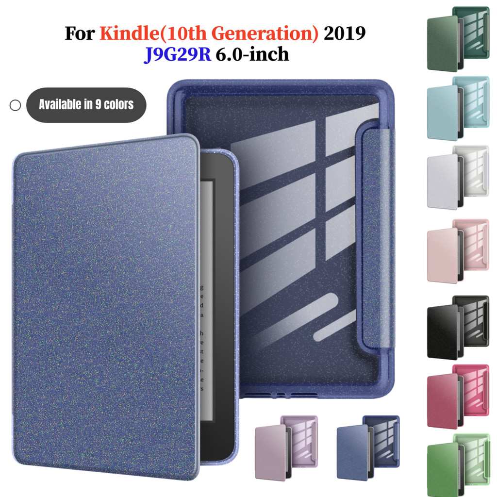 Dành Cho Kindle 10th Gen 6.0 "2019 J9G29R Clear Acrylic DIY Flip Cover Có Thể Tháo Rời Snap-on E-Rea