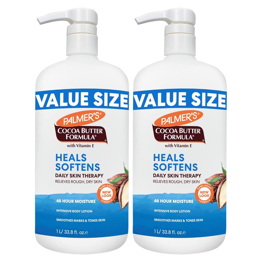 Palmer 'sCocoaButterFormulaDailyTherapyBodyLotion, PumpBottle, 33.8Ounces (Packof2)