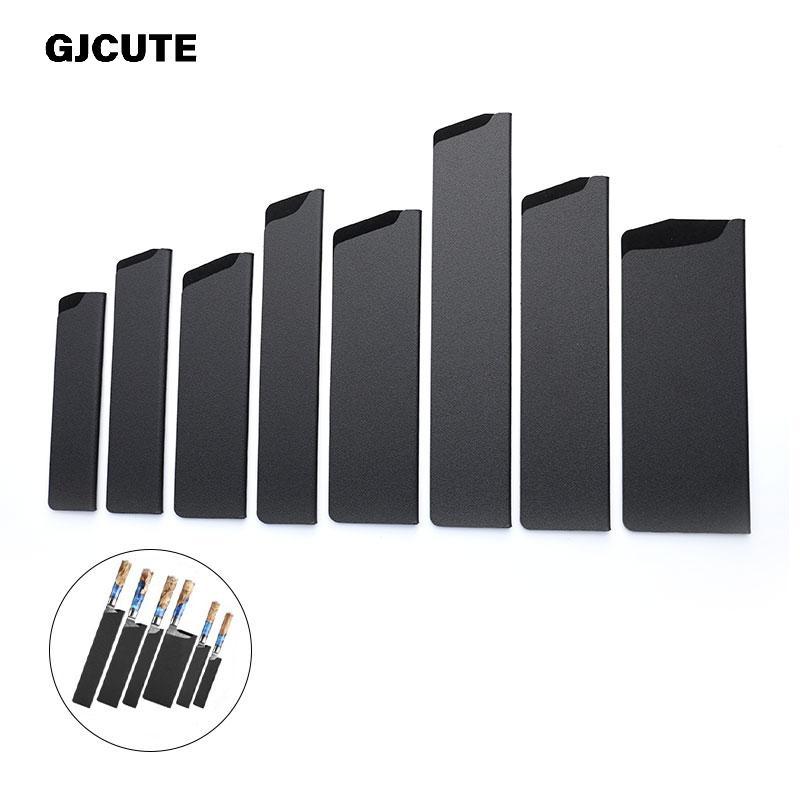 GJCUTE Dao Đầu Bếp Cạnh Sắc Nét Có Vỏ 8 Inch Santoku Sashimi Sushi Máy Thái Cleaver Dụng Cụ Cắt Lát 