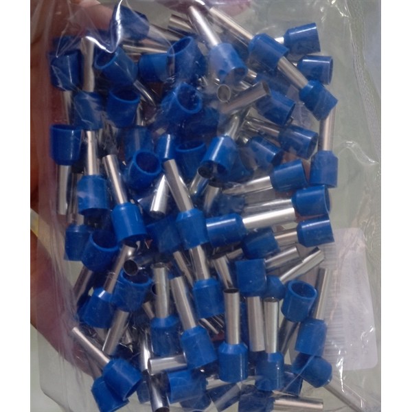 Đầu Cos Kim Rỗng E6012 màu Xanh Dùng Cho Dây 6mm