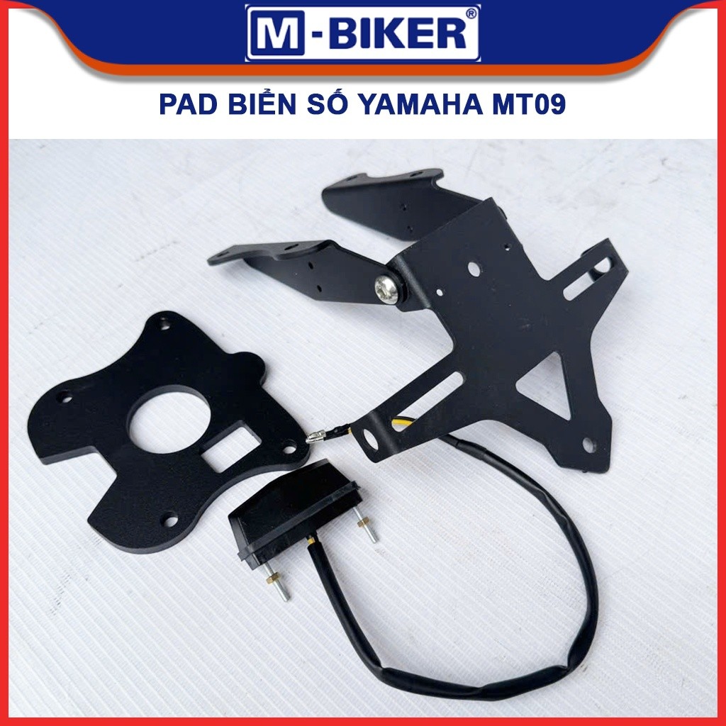 Pad biển số MT09, Đuôi biển số gập MT09, Pad biển số rút gọn cho Yamaha MT09