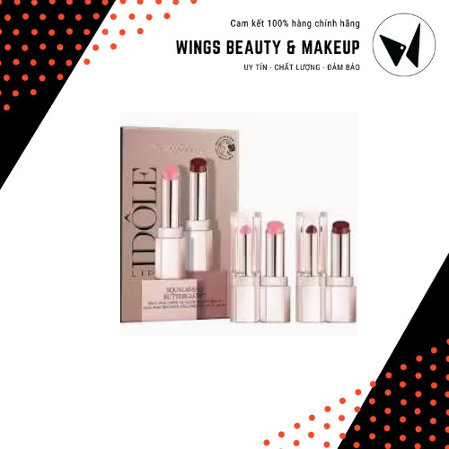 (Minisize) LC - Bộ son môi Idole Lip Duo Mini Care In Glow Colour Balm 0.8g*2 (10 + 60) chính hãng