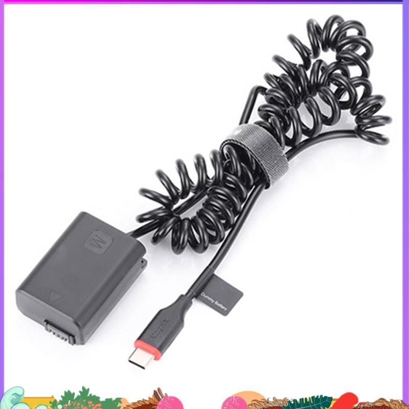 NP-FW50 Pin Giả DC Nguồn AC Adapter AC AC-PW20 Cho Alpha A6400 ILCE-6400 6500 6300 Camera
