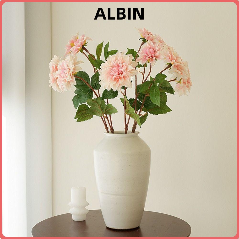 ALBIN Nhân Tạo Hoa Dahlia, Chất Liệu Sắp Xếp Hoa Nhiều Màu Sắc Cảm Ứng Thật Dahlia, Sắp Xếp Hoa Hand