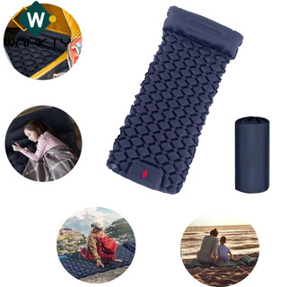 Thảm ngủ cắm trại WAPKTY, tích hợp máy bơm, nệm bơm hơi tiện lợi, siêu nhẹ với tựa đầu - Perfect cho chuyến đi biển