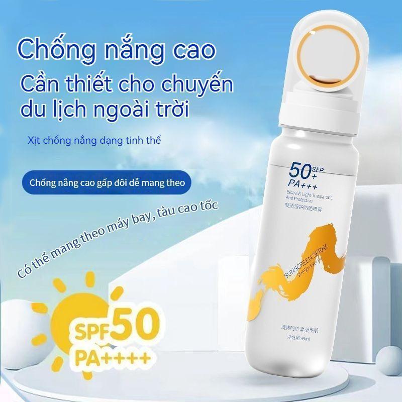 Xịt chống nắng vật lý SOCUS SPF50+ 99ml phổ rộng – toàn thân, lâu trôi, dùng khi bơi lội, leo núi,th