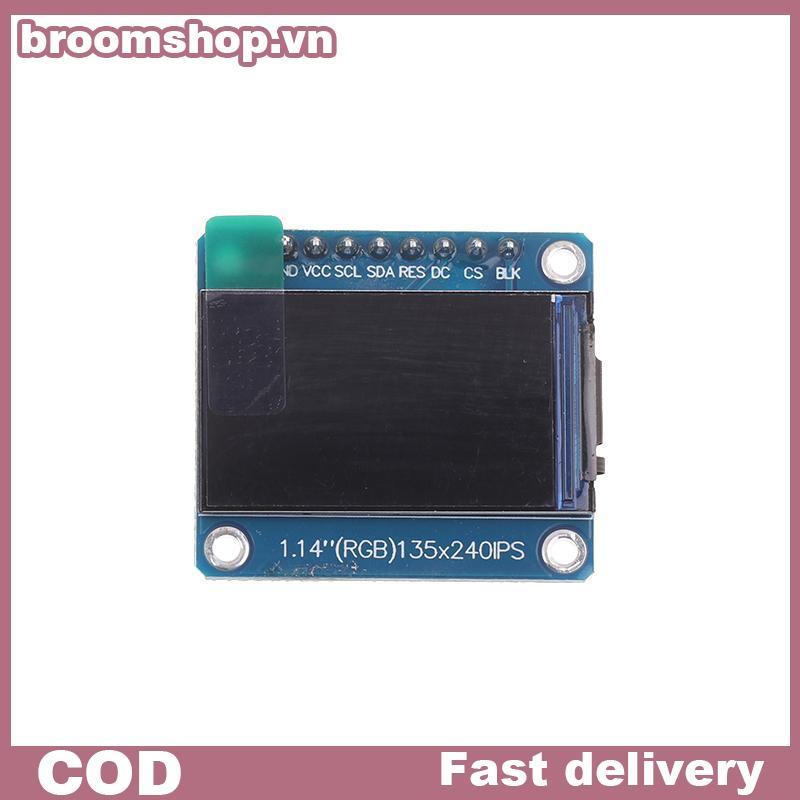PHÒNG 1.14 Inch IPS TFT LCD Màn Hình Cảm Ứng ST7789 135x240 SPI 8Pin Cho Arduino.