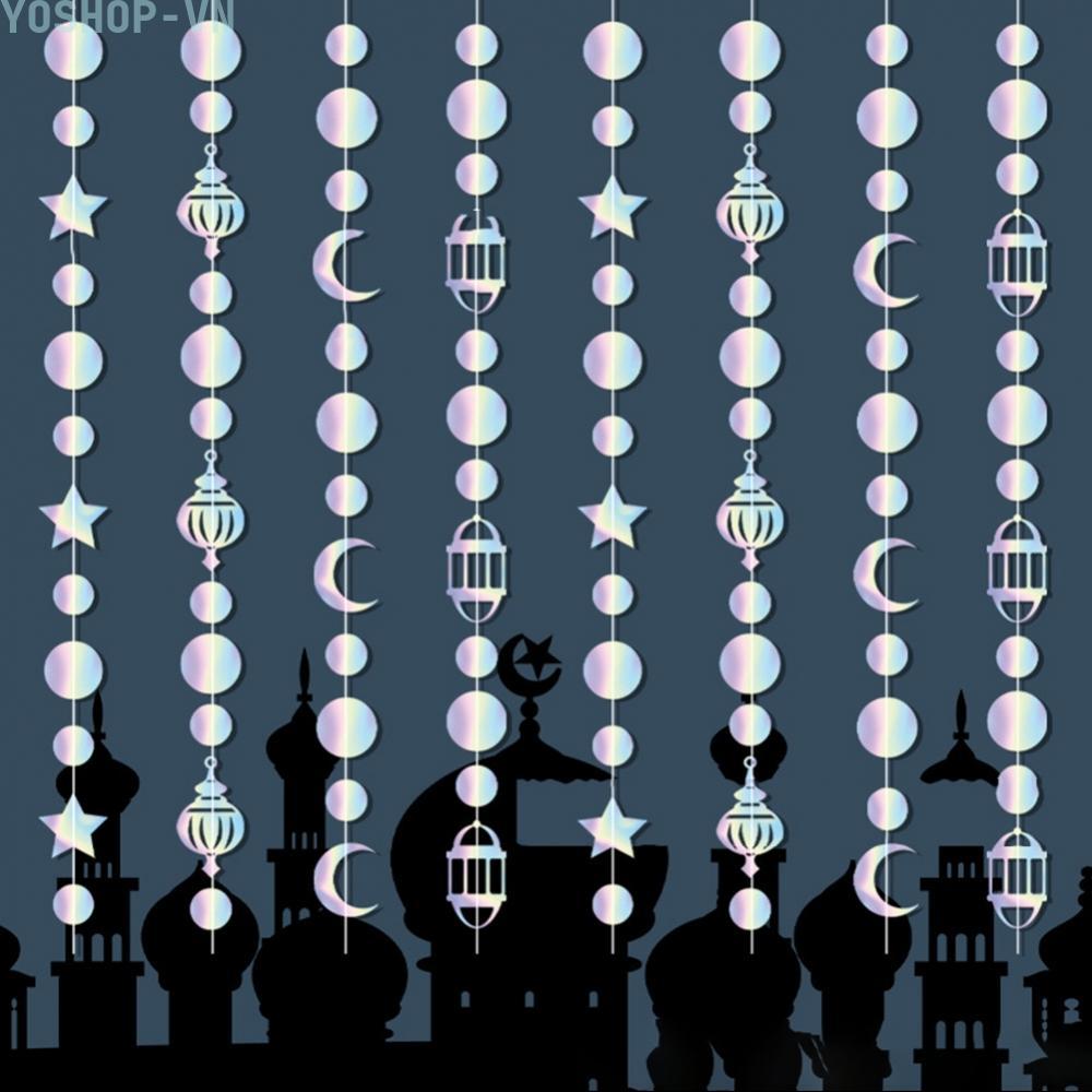 [Ysp]Ramadan Celebration Essentials Decorative Paper Stars and Moon Strips for Events