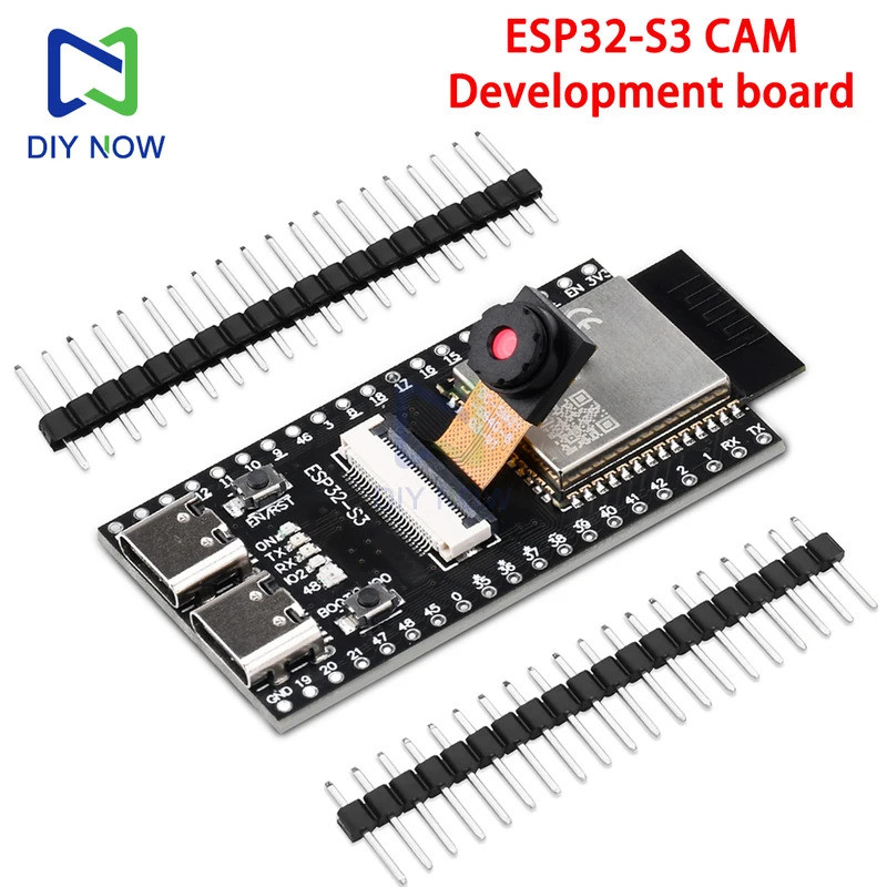 Bảng phát triển CAM ESP32-S3 ESP32-S3 N16R8 dual TYPE-C OV2640 / OV5640 Camera WiFi Bluetooth mô-đun