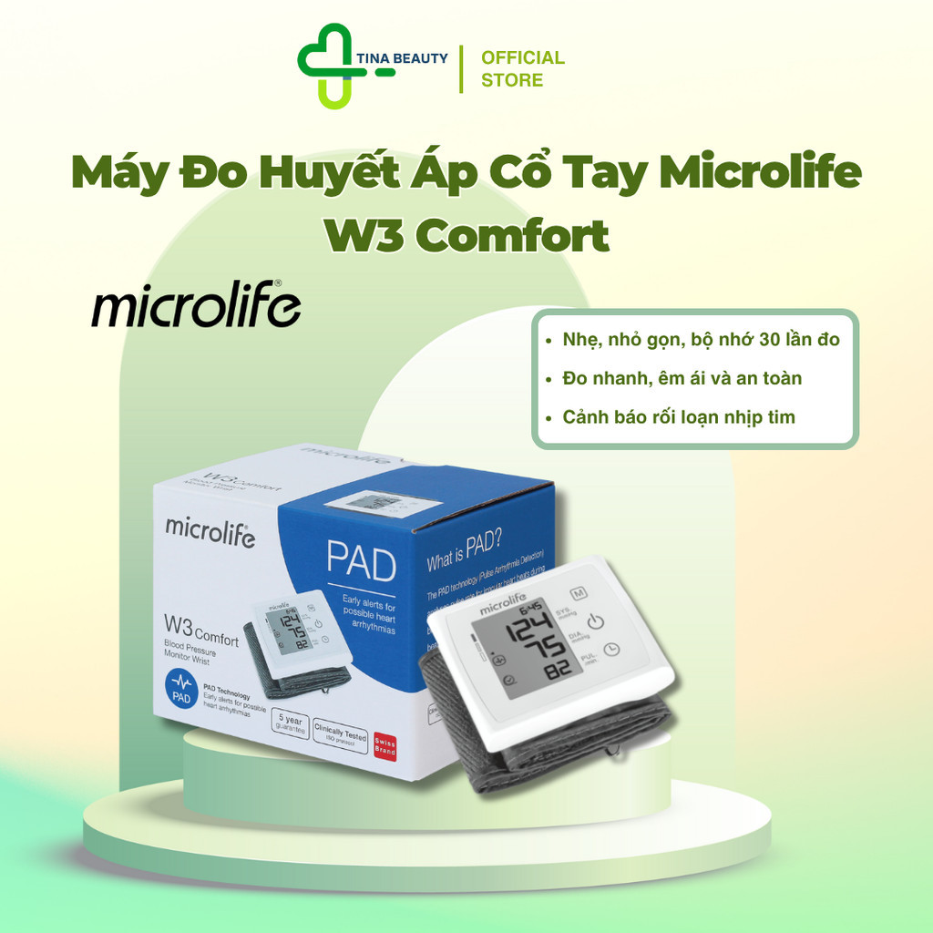 Máy Đo Huyết Áp Cổ Tay W3 Comfort - Thiết Bị Y Tế Chuyên Nghiệp