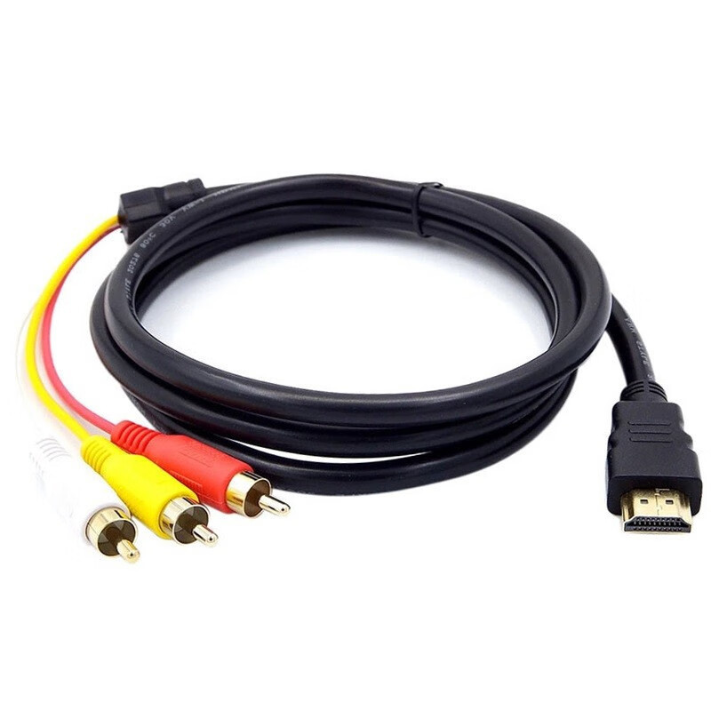 Cáp HDMI Tương Thích Sang 3RCA Cáp Âm Thanh 1.5M Cáp Kết Nối Cáp Cho Set-Top Box To TV