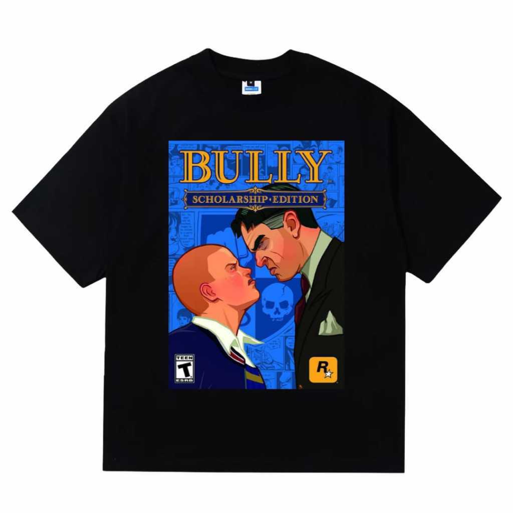 Nebula Tshirt Vintage BullyEdition Kaos lengan pendek Hitam