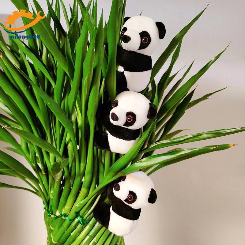 [MR] Kawaii Panda Sang Trọng Đồ Chơi Búp Bê Mềm Động Vật Gấu Trúc Kẹp Ôm Rèm Kẹp Đồ Chơi Búp Bê TH