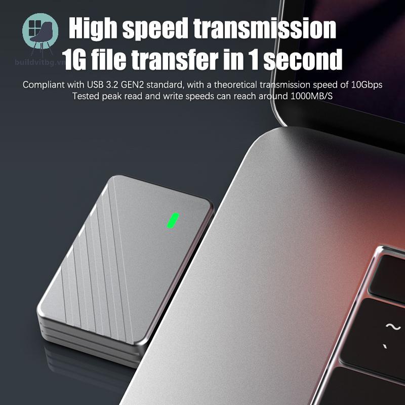 Buildvitbg M.2 NVMe 2230 2242 Vỏ SSD USB-C Adapter Type-C 10Gbps USB3.2 Gen2 Hộp Đựng Ngoài Dành Cho