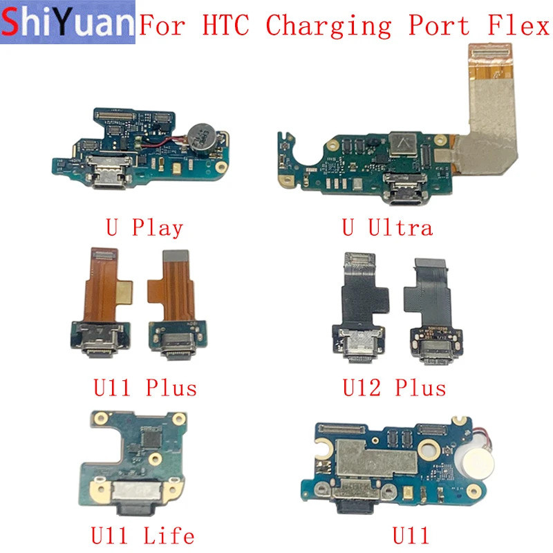 Cổng Sạc USB Module Cổng Kết Nối Cáp Mềm Cho HTC U11 U11 Plus U Ultra U Play U11 Life U12 Plus Linh 