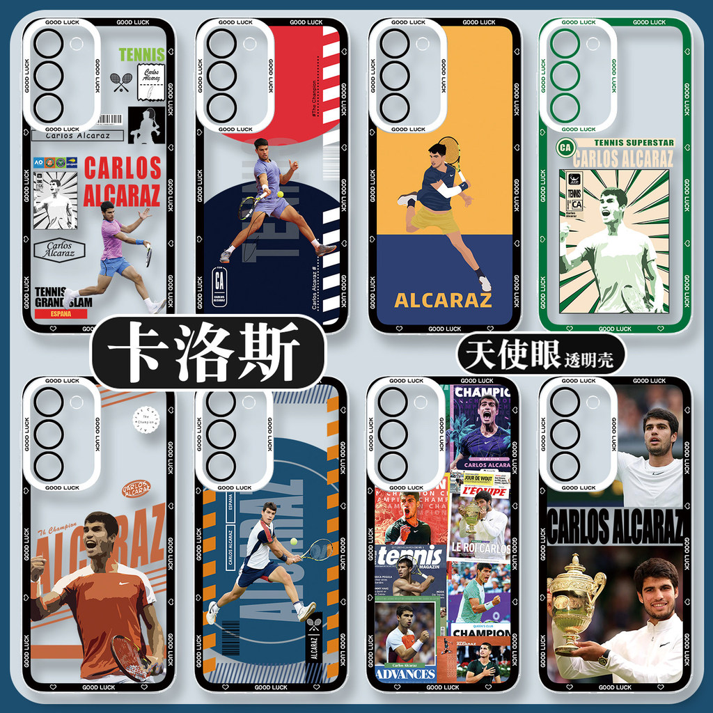 Ốp Điện Thoại Carlos Alcaraz Aka Galaxy Samsung A16A15 A73A72 Thích Hợp Cho A56A55A54 Carlos.Alkaras