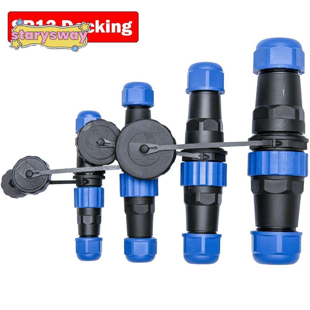 Đầu nối cáp STARYSWAY, Đầu nối chống nước SP13 chống nước IP68, Vít uốn Docking Connector Ổ cắm cắm 