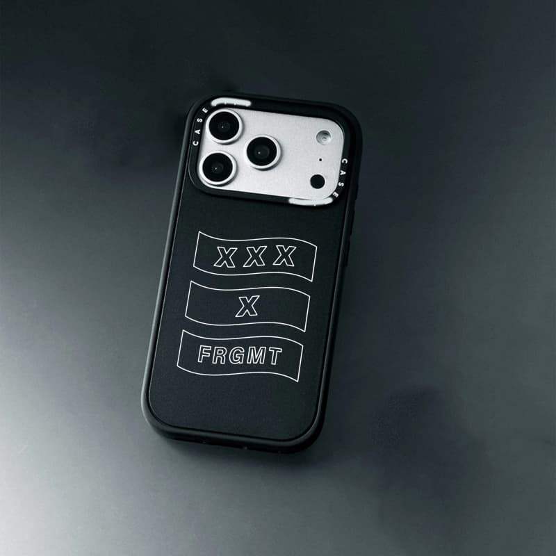 CASECASE X GOD SELECTION XXX x fragment XXX x FRGMT Ốp lưng máy ảnh màu trắng Phiên bản vòng màu đen