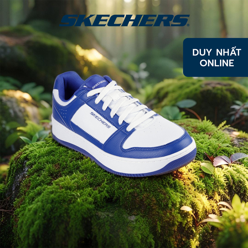 [DUY NHẤT ONLINE] Giày Thể Thao Nam Skechers Court Classics Sport Court 2.0 Stromm - 254017-WBL Air-