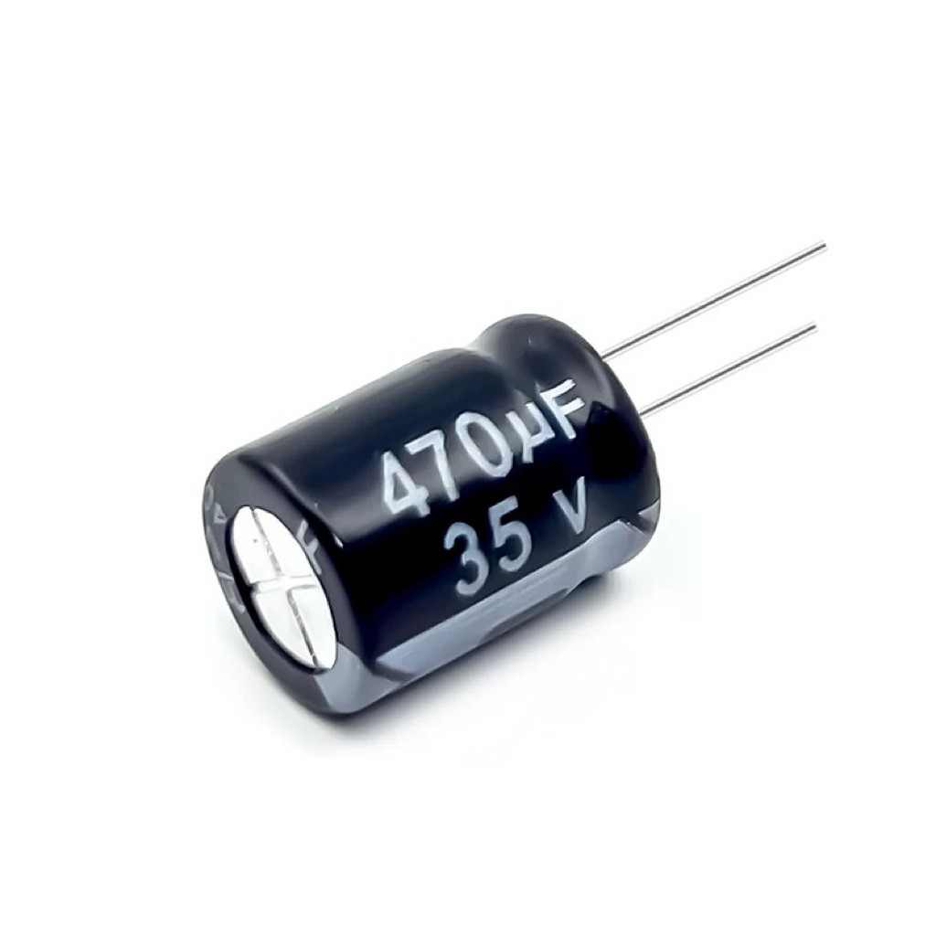Gói Rẻ Nhất Của 5 Miếng 35V 470UF 470UF 35V Lỗ Tụ Điện Thương Hiệu Mới Chính Hãng