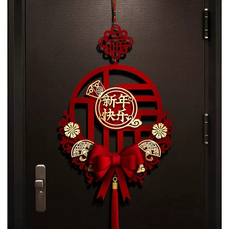 đồ treo tường tết 2026, nơ chữ phúc rủ trang trí, trang trí nhà hàng văn phòng tết, phụ kiện tết ngu