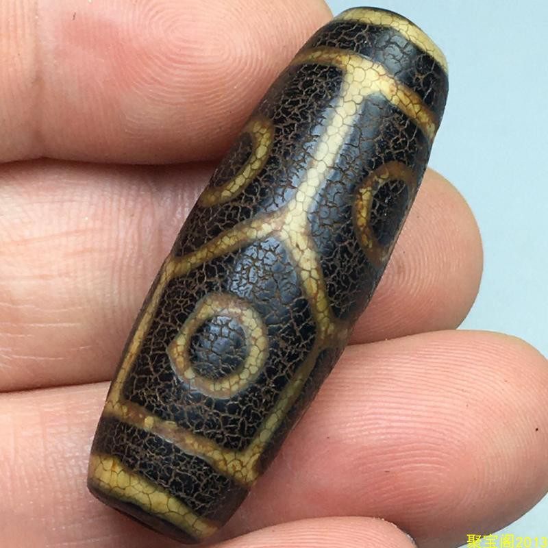 Tự Nhiên Tây Tạng Hạt Dzi Chính Hãng [Sáu Mắt] Vòng Tay Đá Thô Vòng Tay Hạt Rời Mặt Dây Chuyền Mã Nã