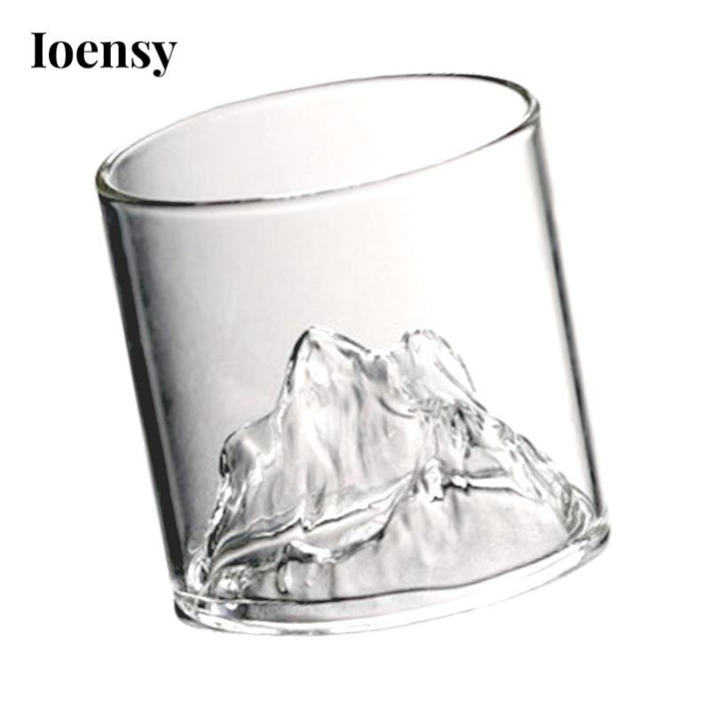 Ioensy Rượu Thủy Tinh Rum 6oz Thủy Tinh Bourbon Rượu Tumbler Bourbon Cocktail Đá Thủy Tinh Cho Vodka